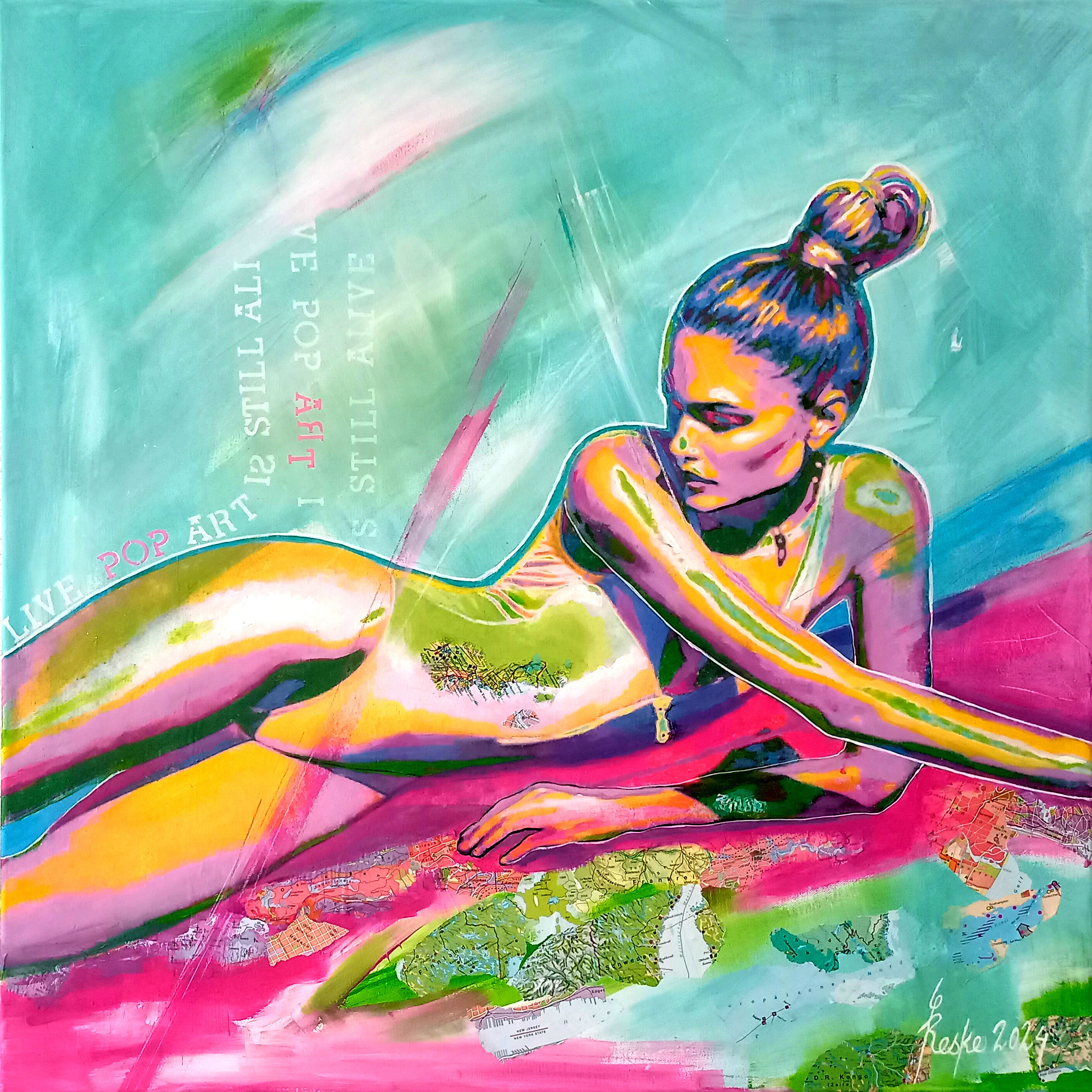 Picture "The bather XV - part of it" (2024)
