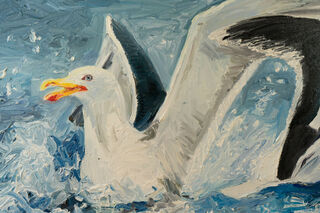 Picture "Great black-backed gulls" (2010)
