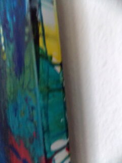 Bild "blue detection 1 - diptychon" (2022)