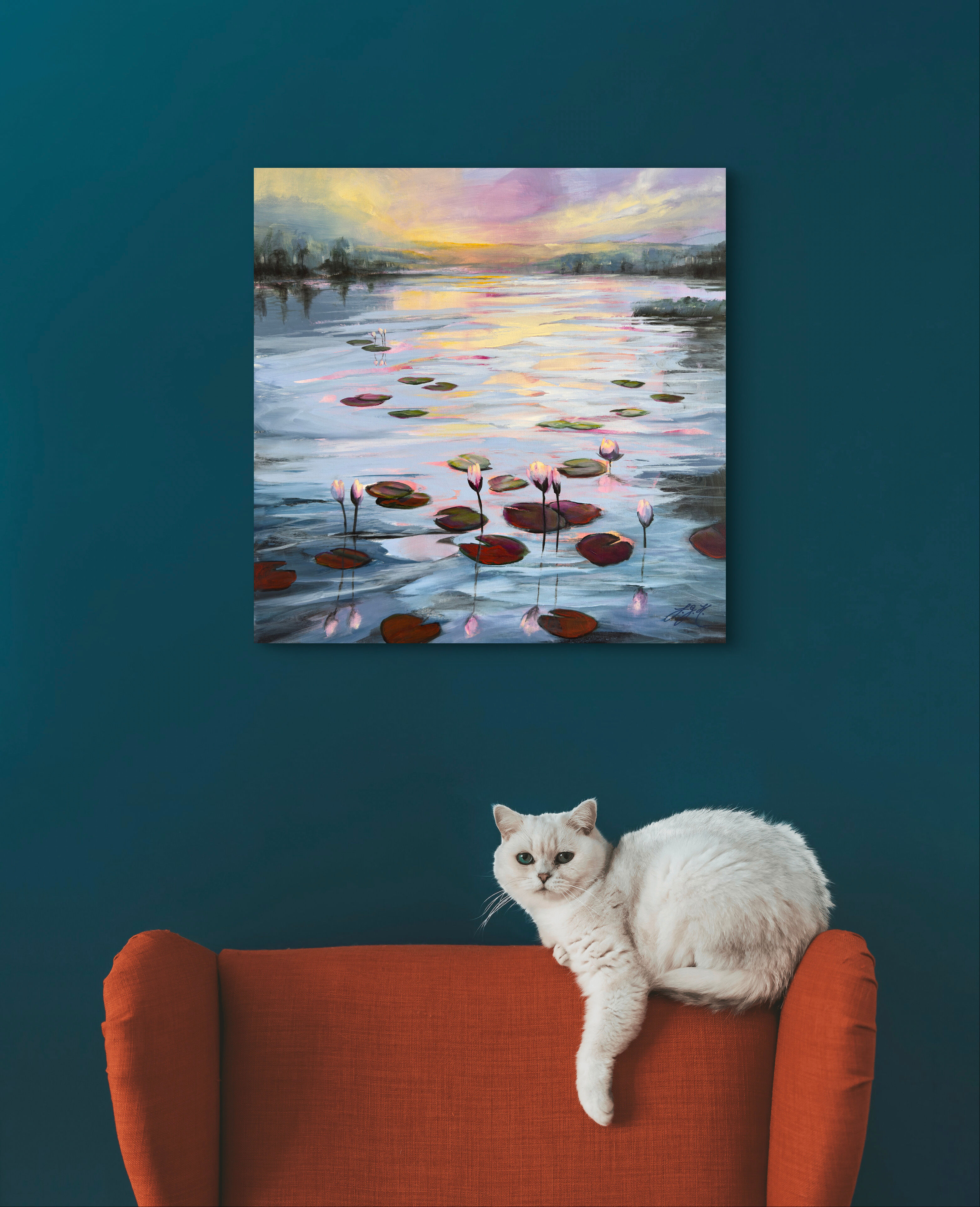 Picture "Water Lilies Land 1" (2025)