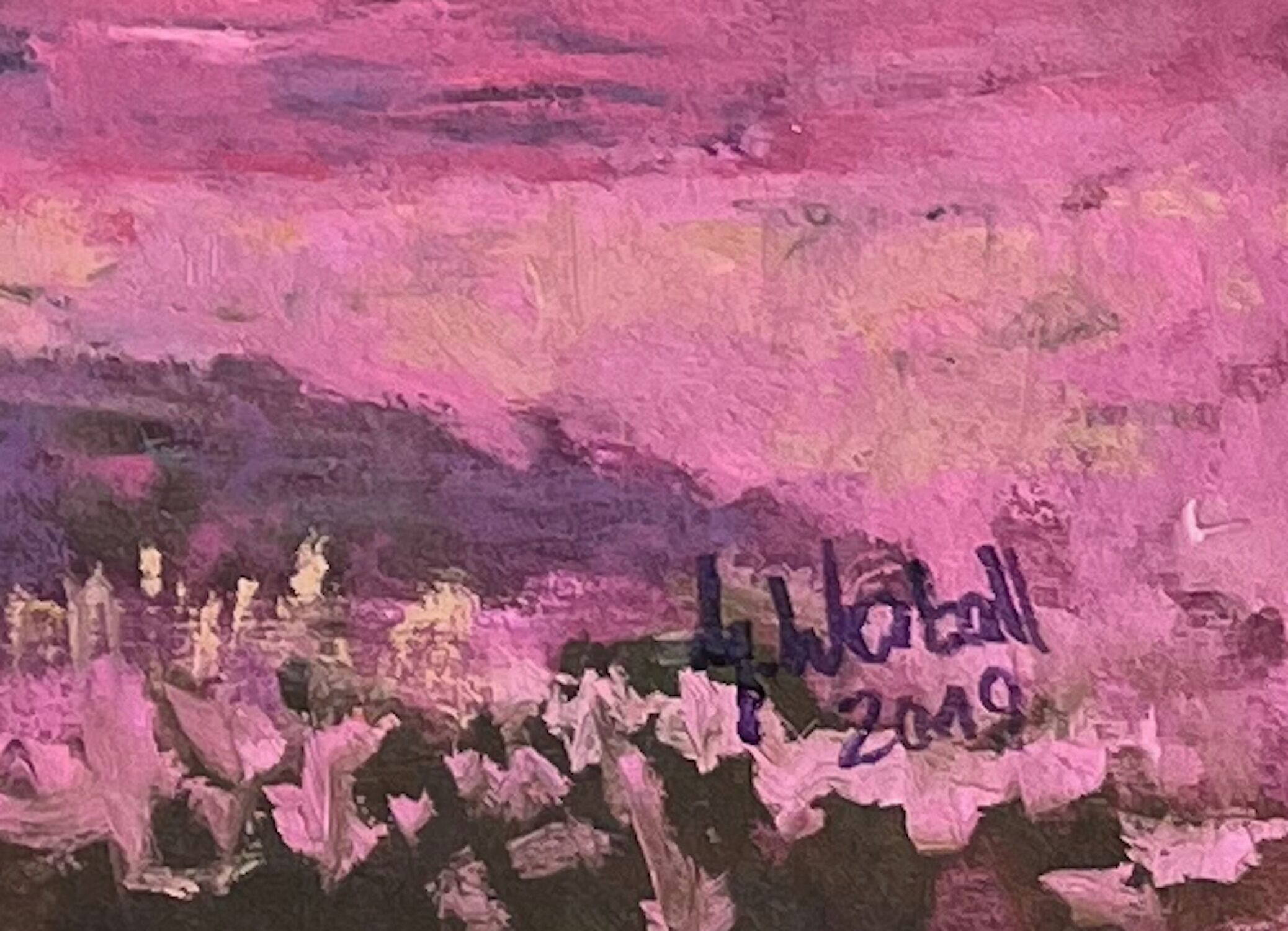 Picture "Heather blossom Lüneburg Heath" (2019)