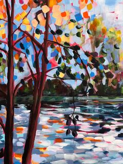 Picture "Autumn At The Pond 1" (2023)