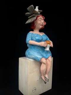 Sculpture "Hilda the cake fairy" (2024)