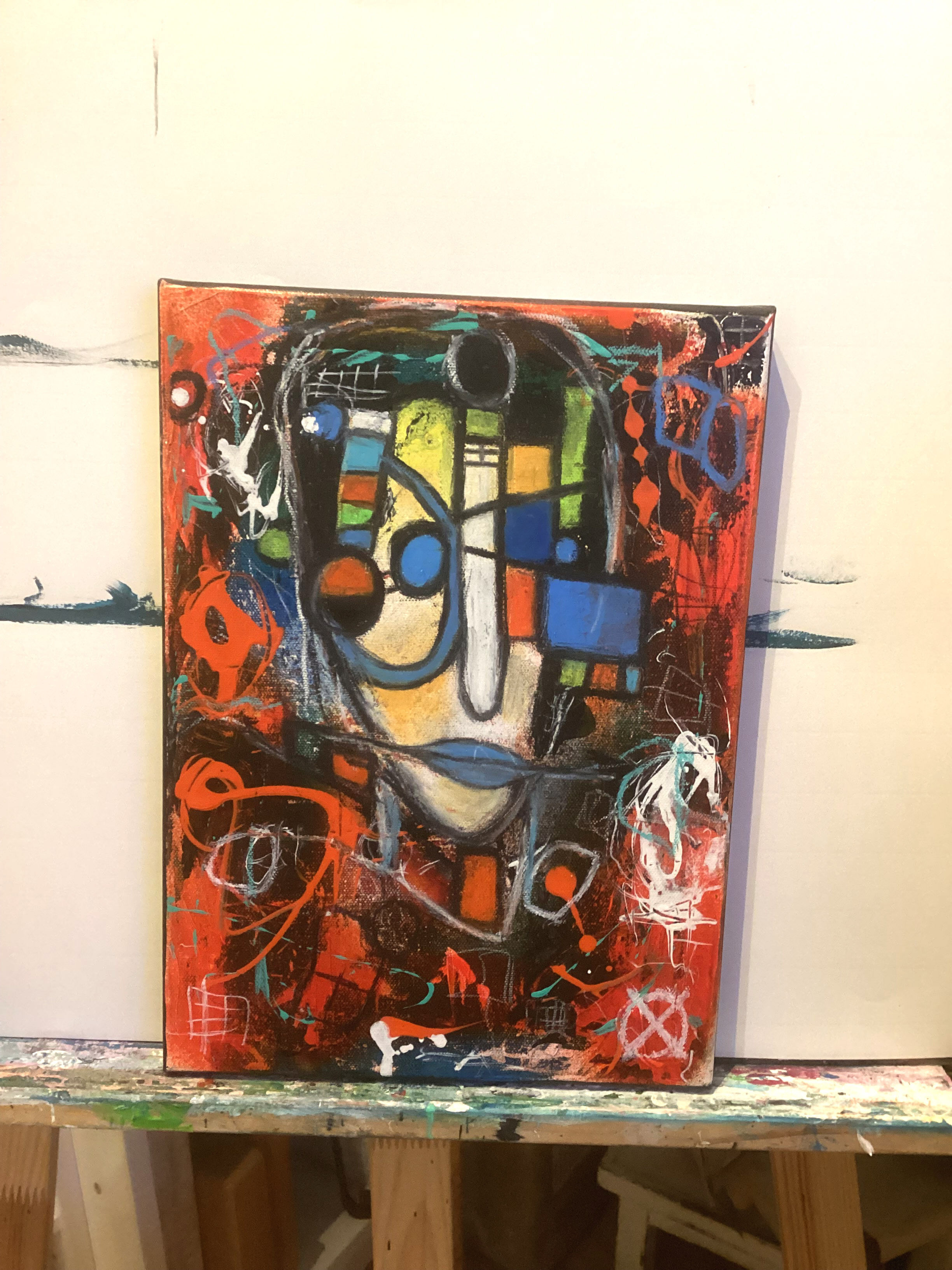 Picture "Leaps of thought" (2019)