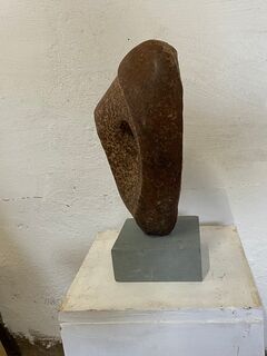 Skulptur "Blick aus der Zeit" (2023)