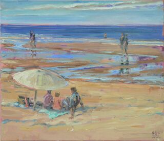 Bild "Am Strand" (2022)