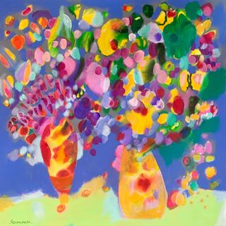 Picture "Colorful spring blossoms" (2025)