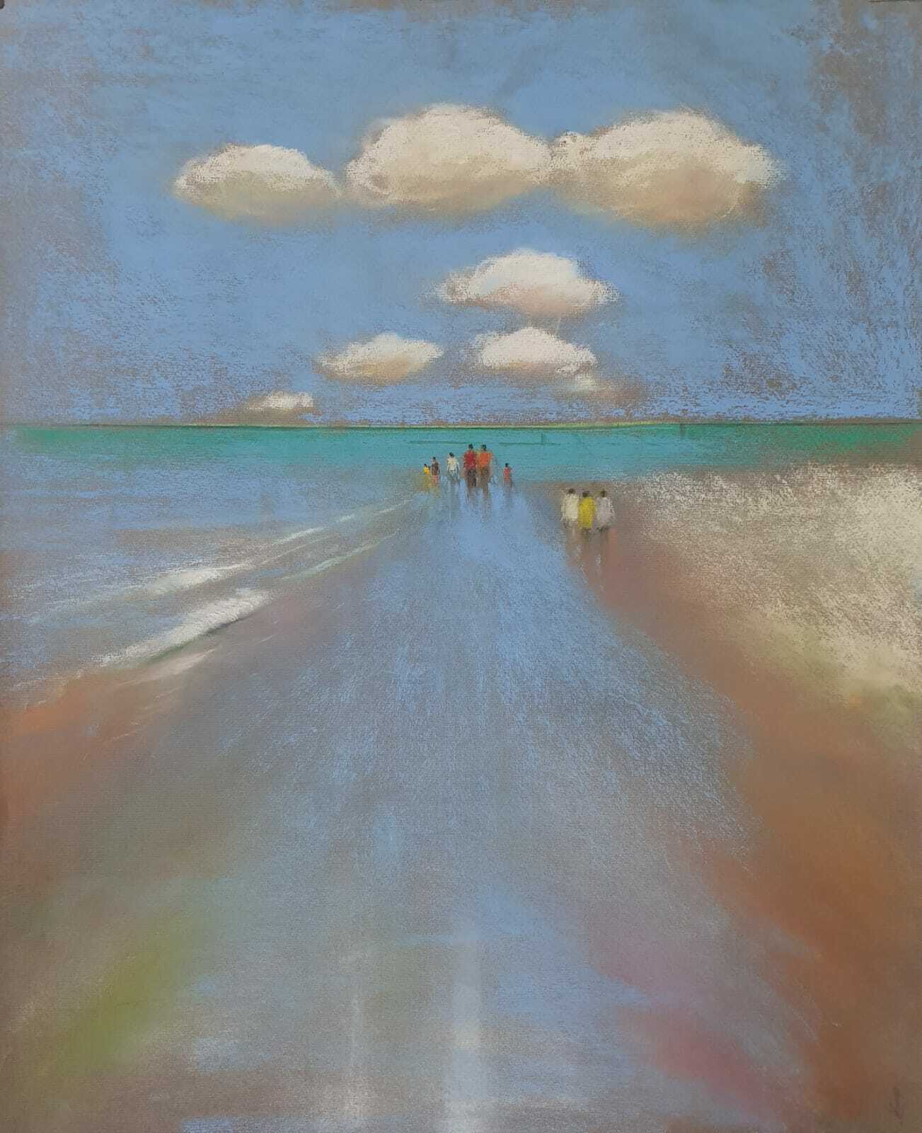 Bild "Sommerstrand auf Sylt" (2021)