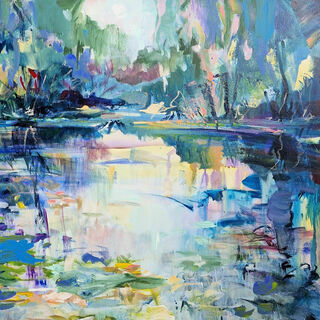 Bild "Cheelful pond" (2025)