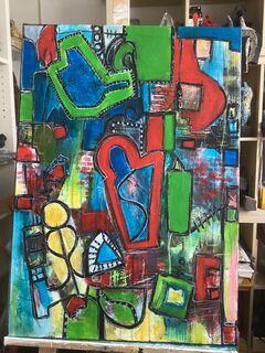 Picture "When the city tells....No. 17" (2024)