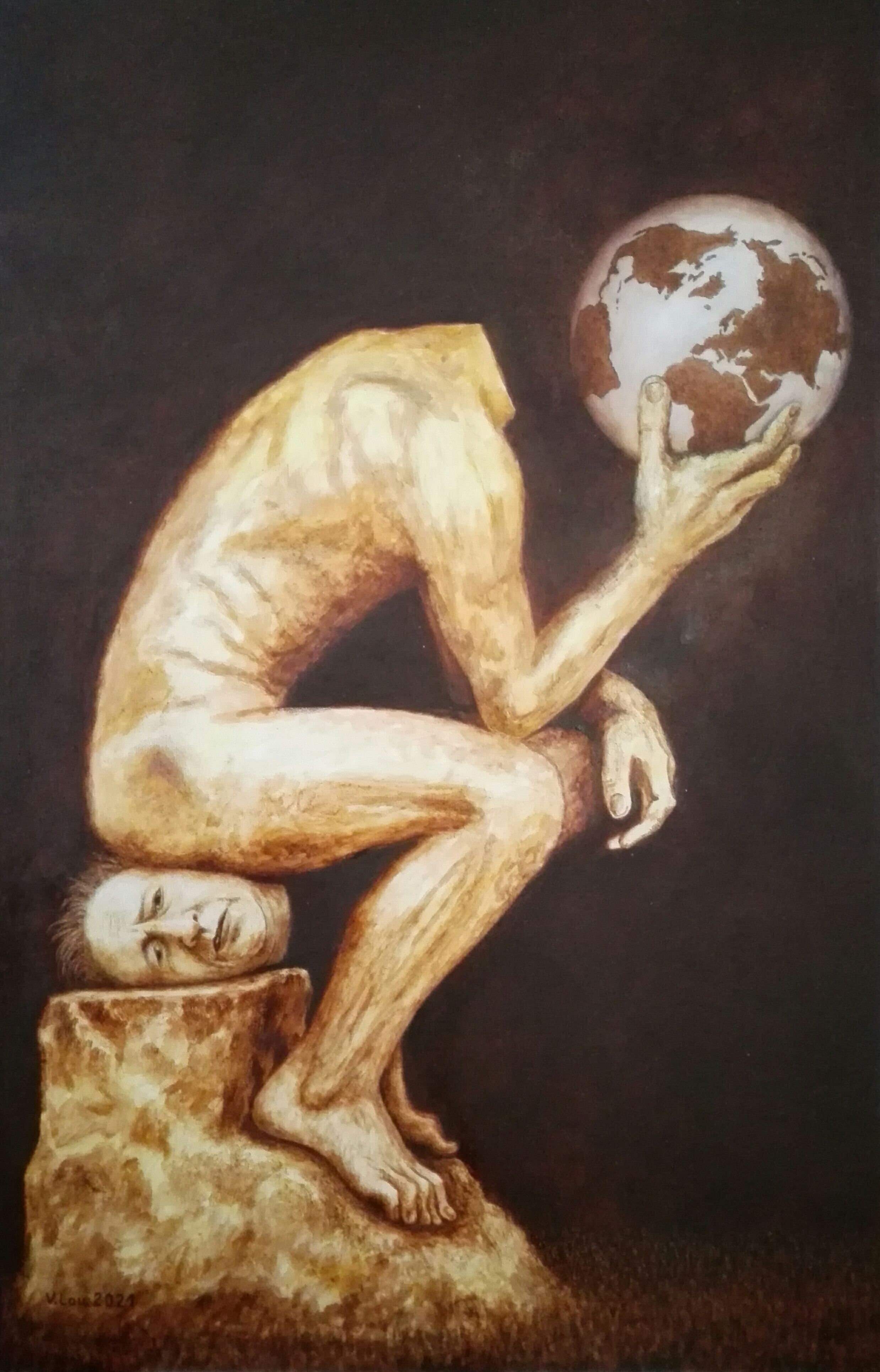 Bild "Der Denker" (2021)