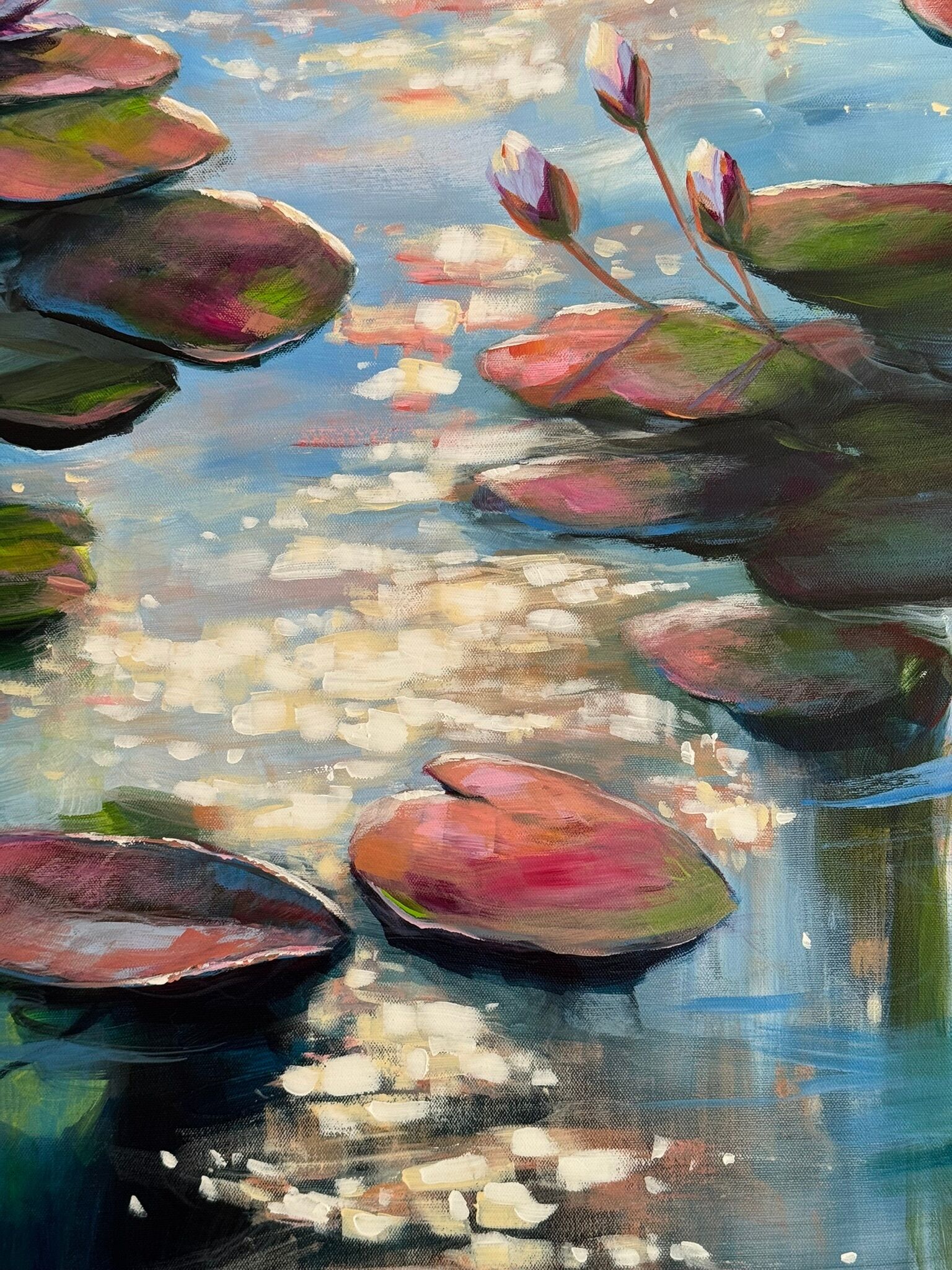 Picture "Lilies In Sparcle" (2024)