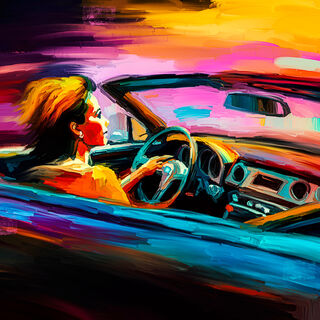 Bild "Cabrio Woman" (2023)