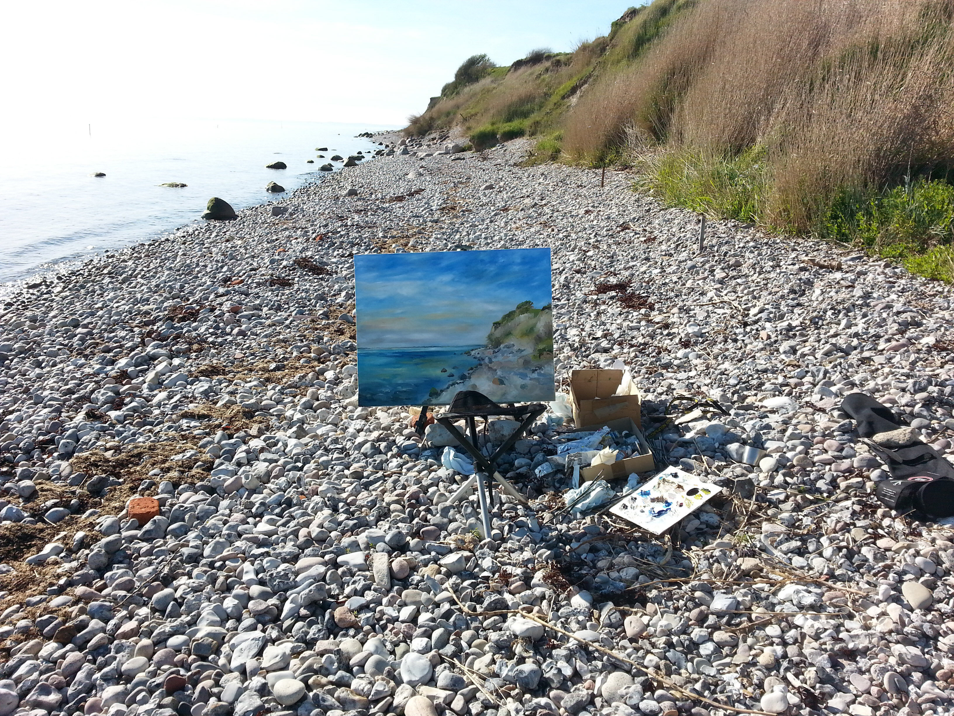 Picture "Mølledamsvej / Ærø/ Baltic Sea" (2016)
