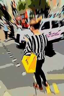 Picture "Striped woman" (2025)