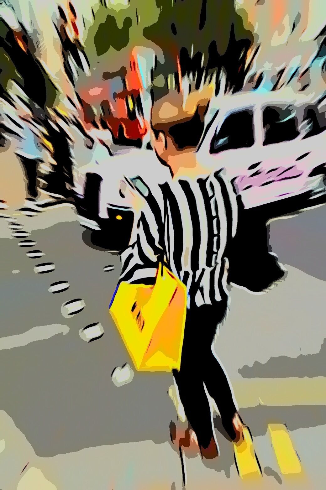 Picture "Striped woman" (2025)