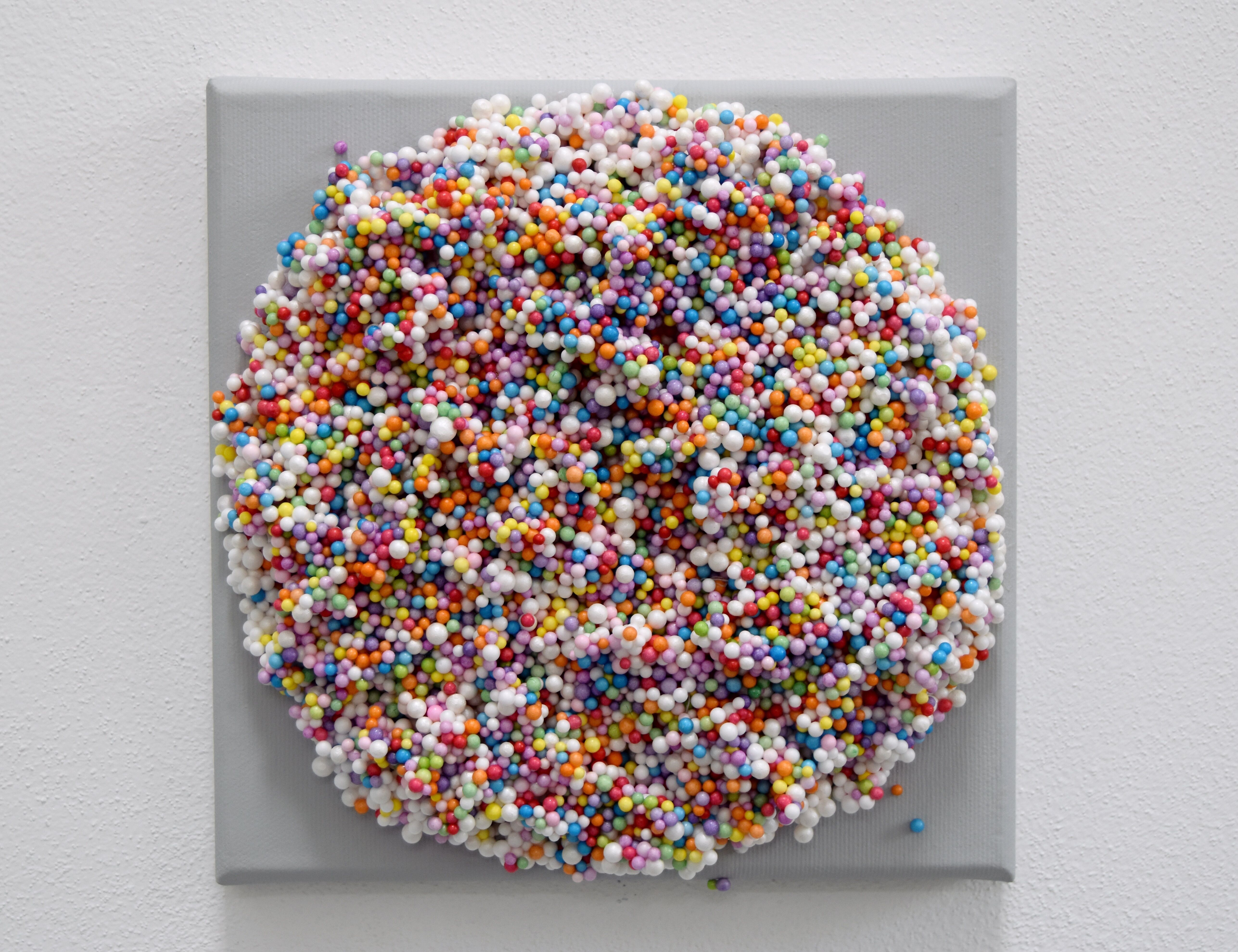 Sculpture "Colorful Mini Dots! Diptych" (2024)