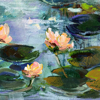 Bild "Lily pond" (2022)