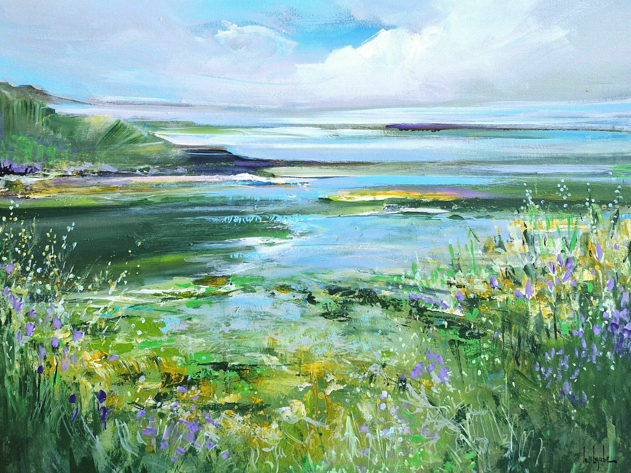 Picture "Summer at the lake" (2024)