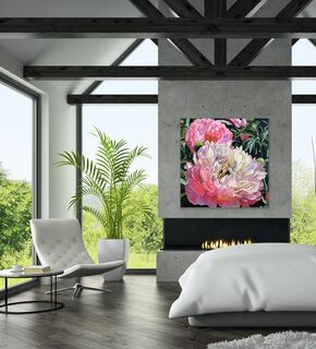 Bild "Pfingstrosen | Peony blossom (no. 221003)" (2022)