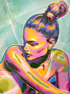 Picture "The bather XV - part of it" (2024)