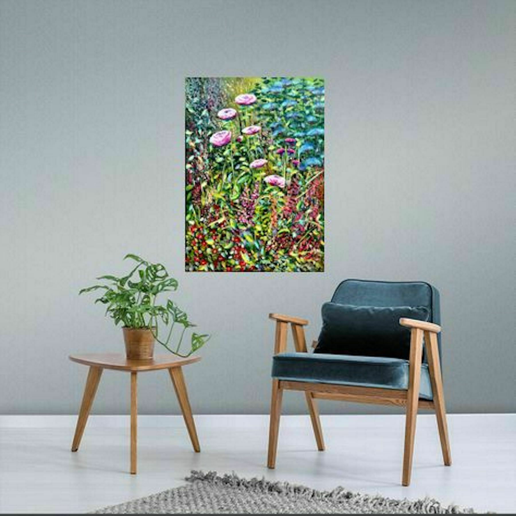 Picture "Colorful garden variety" (2023)