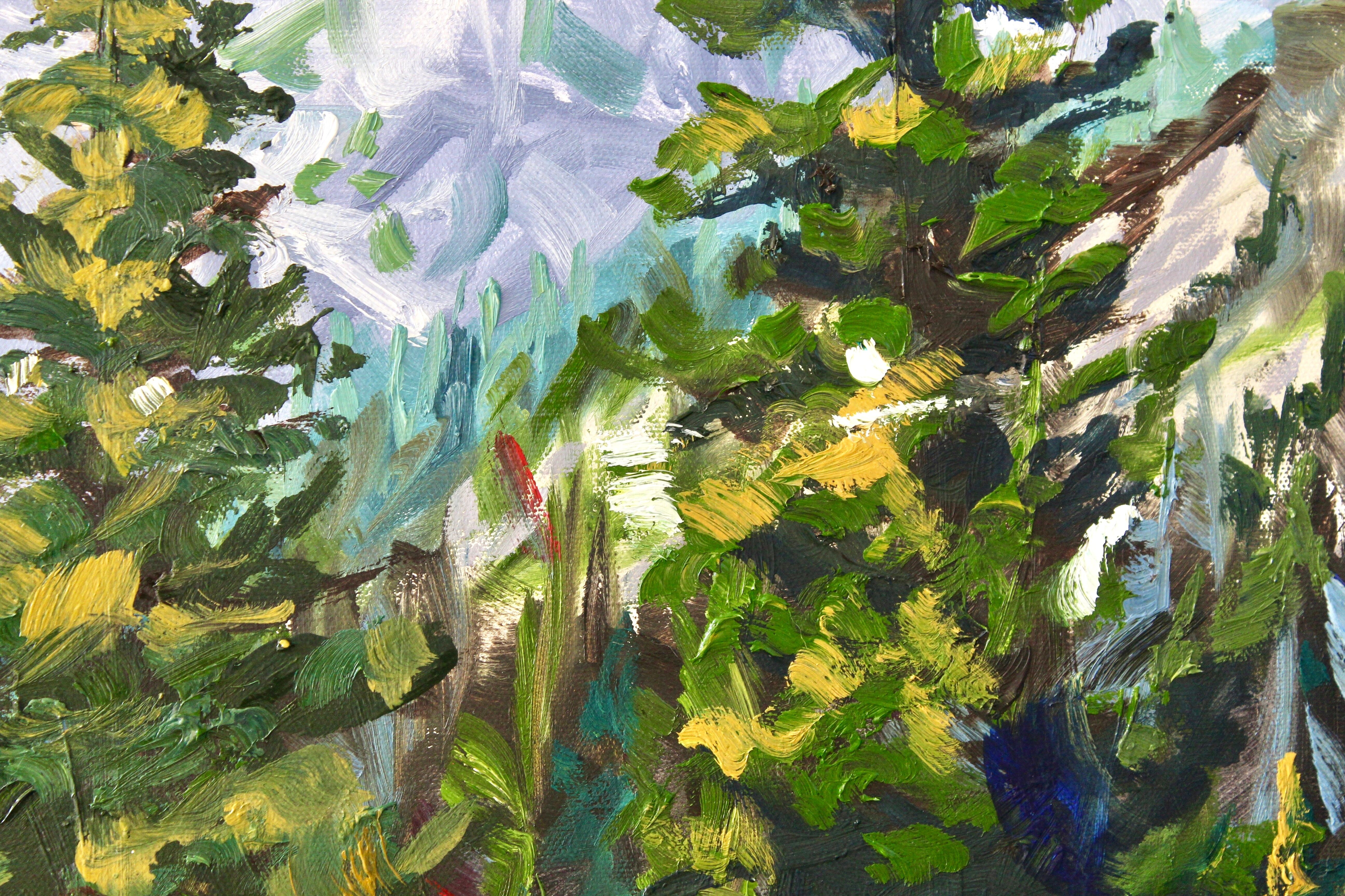 Bild "Blühende Bäume" (2023)