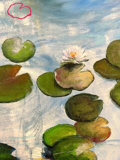 Bild "Sunshine On The Pond 1" (2022)