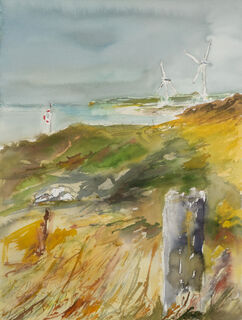 Picture "Wind turbines/Vejsnæs/ Ærø" (2023)