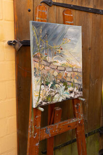Picture "At the pond in January I" (2024)