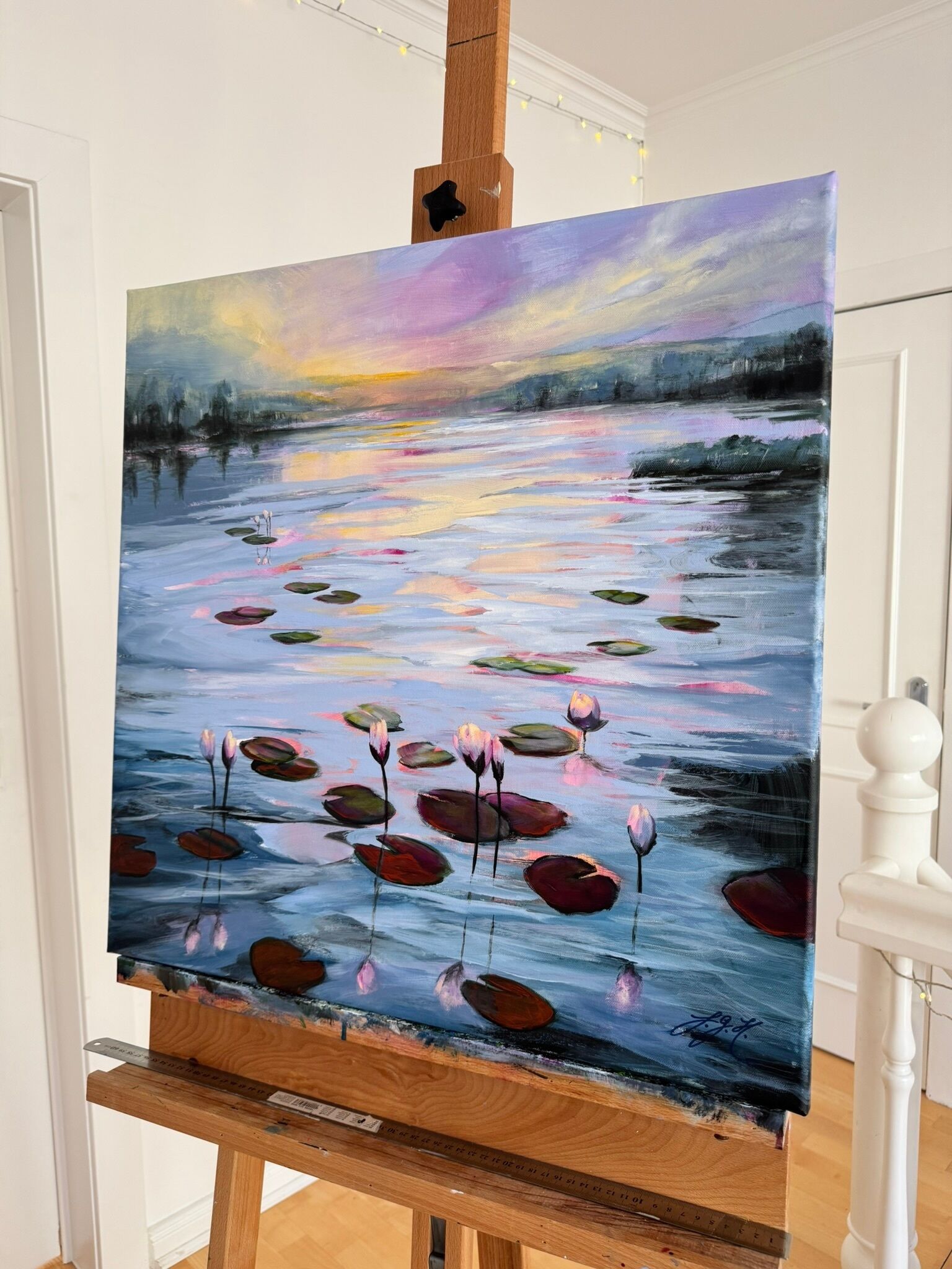 Picture "Water Lilies Land 1" (2025)