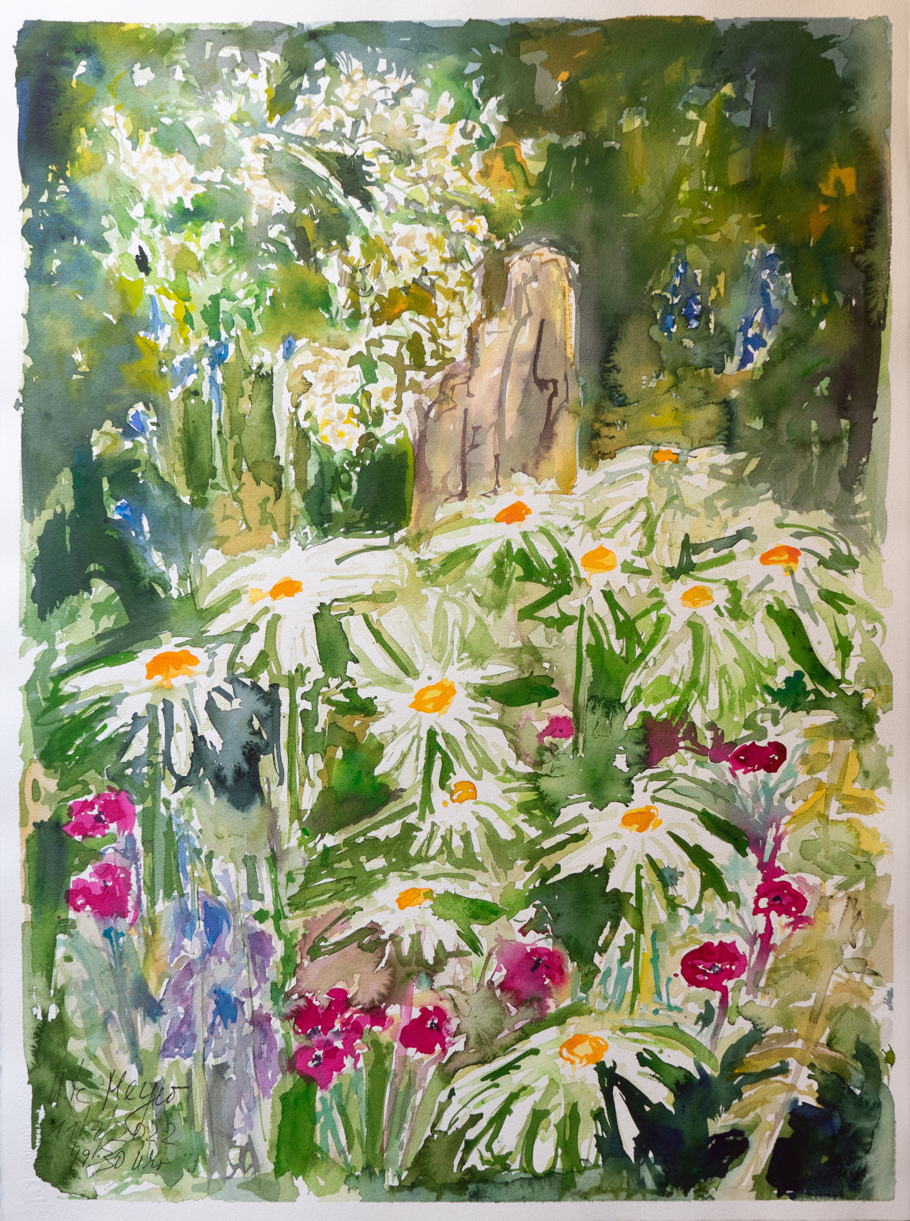 Picture "July garden" (2022)