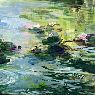 Picture "Summer pond" (2021)