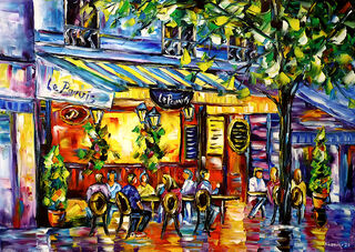 Bild "Café Le Parvis, Paris" (2020)