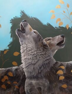 Picture "The two wolves" (2023)