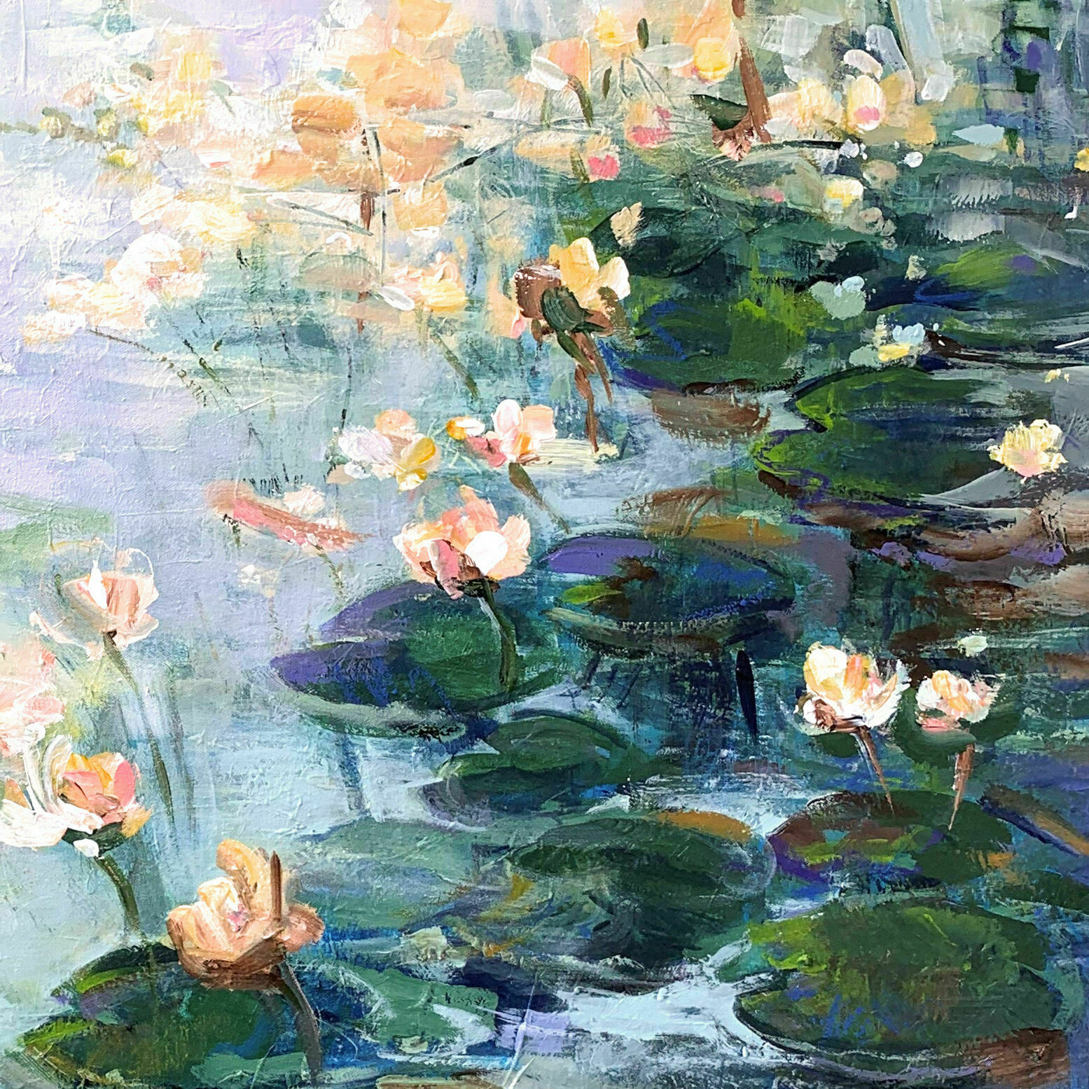 Bild "Lily pond" (2022)