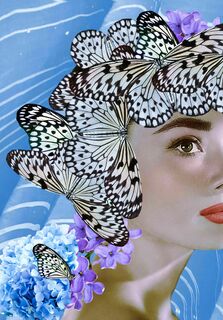 Bild "Audrey & Schmetterlinge" (2022)