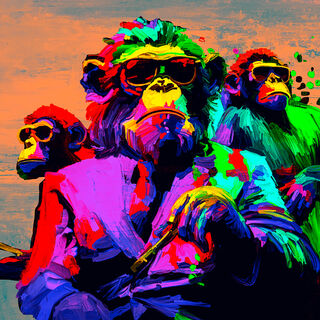 Picture "Oligarchy Chimp" (2023)
