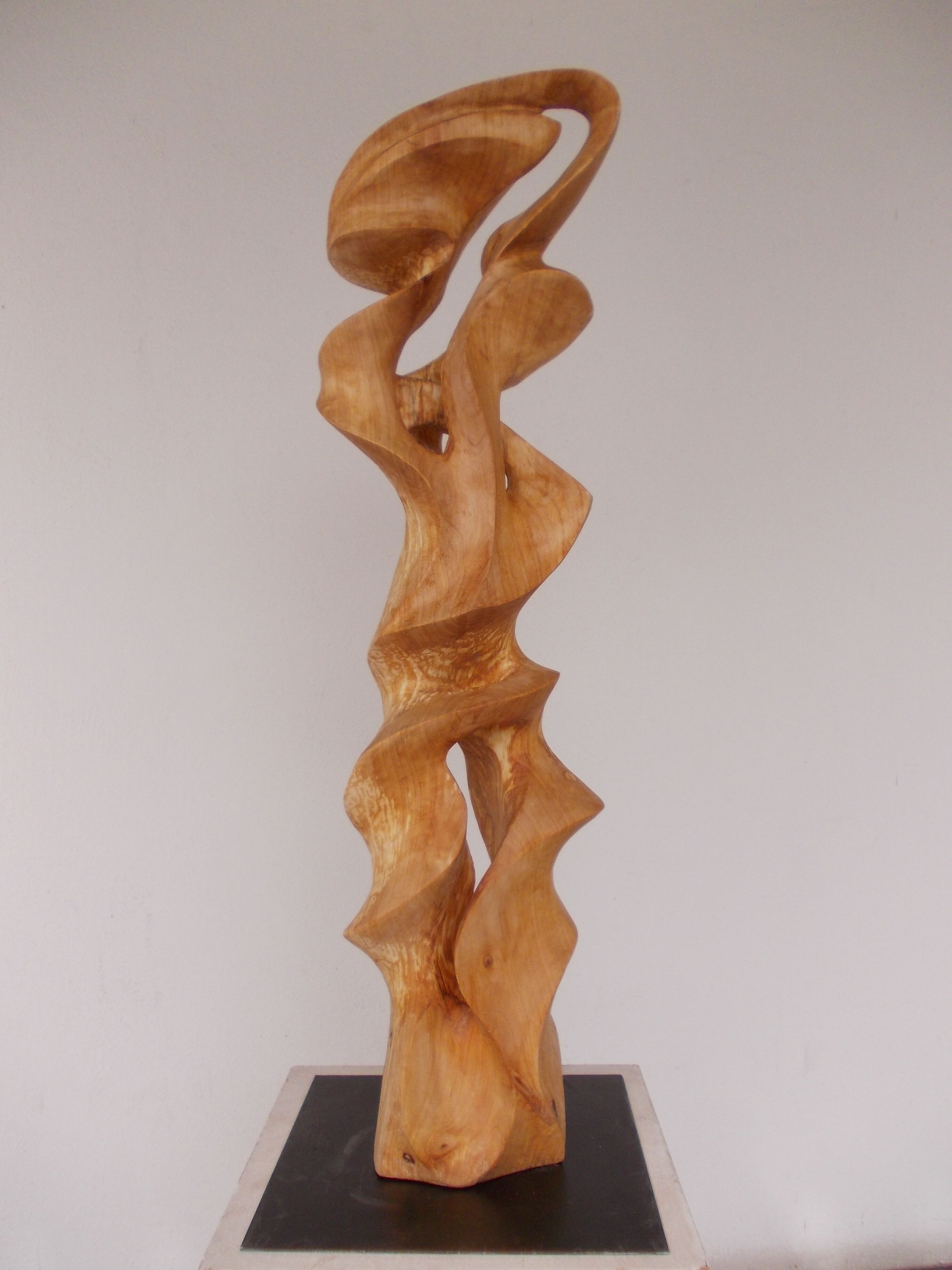 Sculpture "Conversation with the birch tree" (2017)
