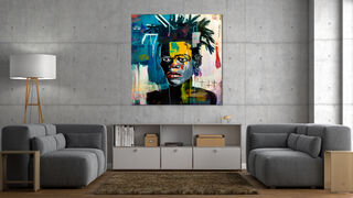 Picture "Jean-Michel Basquiat Style" (2023)