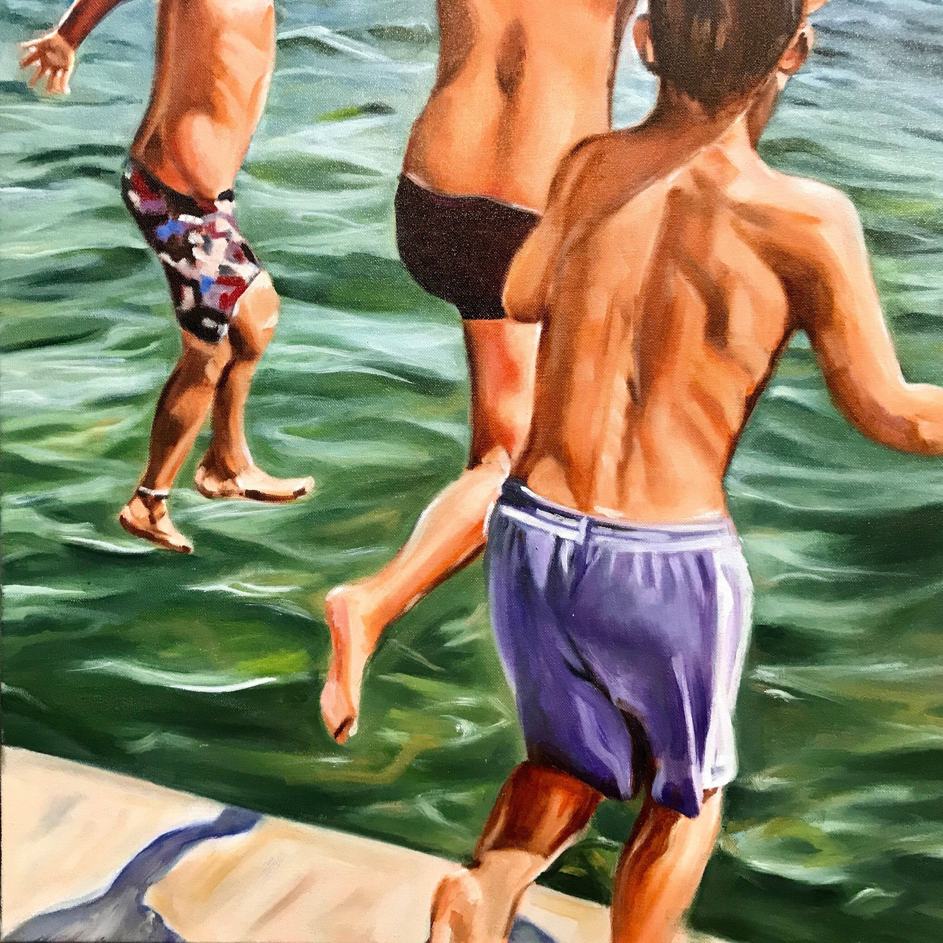 Bild "Sprung ins Wasser" (2022)