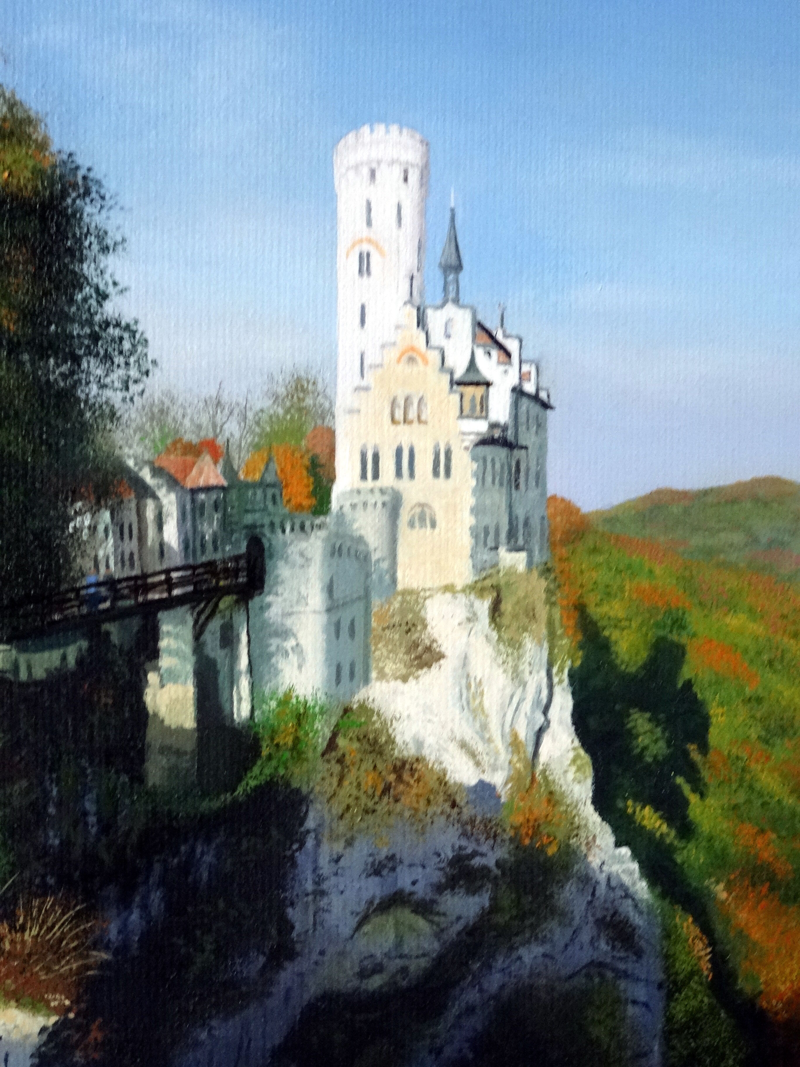 Picture "Autumn romance at Lichtenstein Castle" (2023)