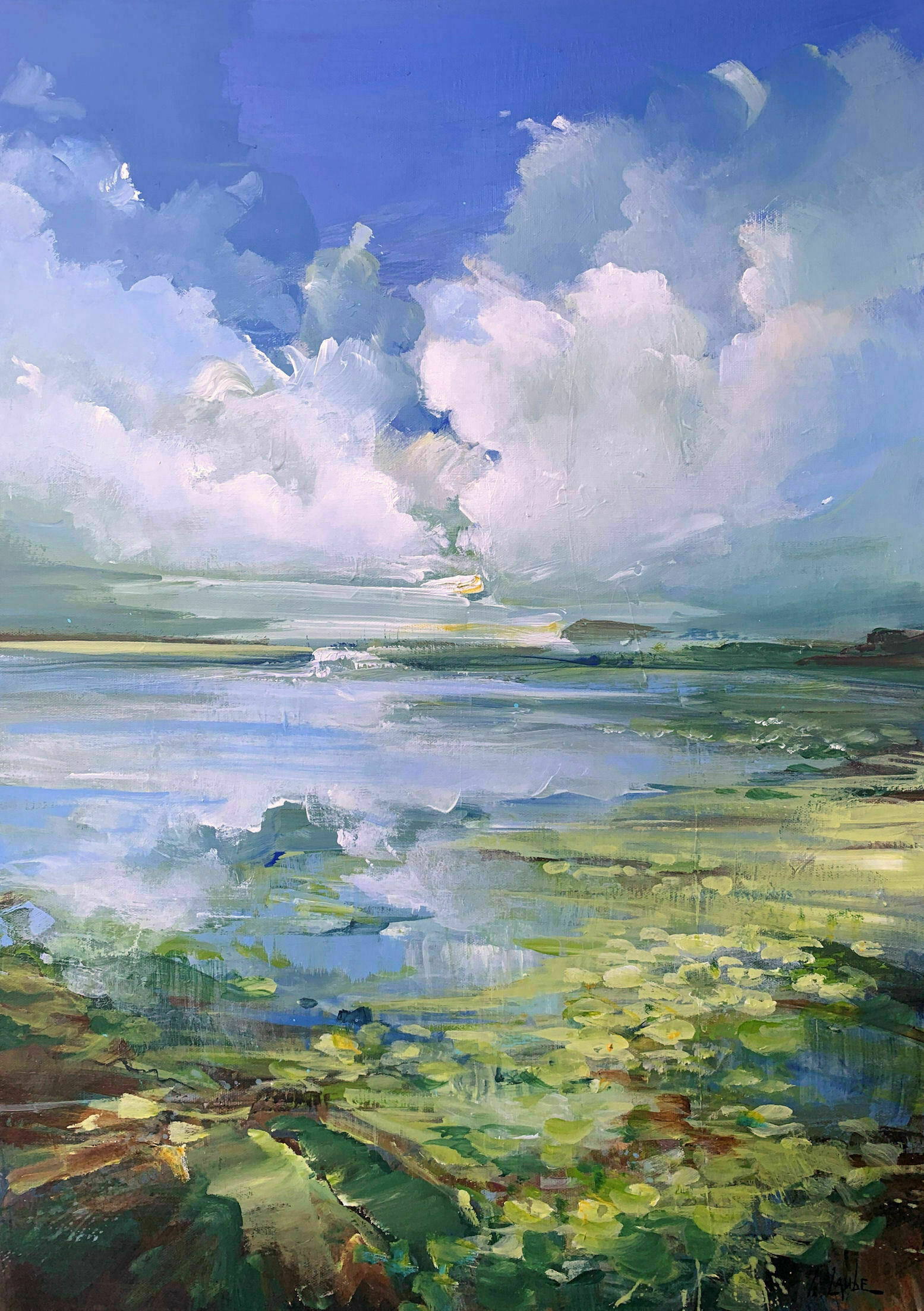 Bild "Summer lake" (2023)