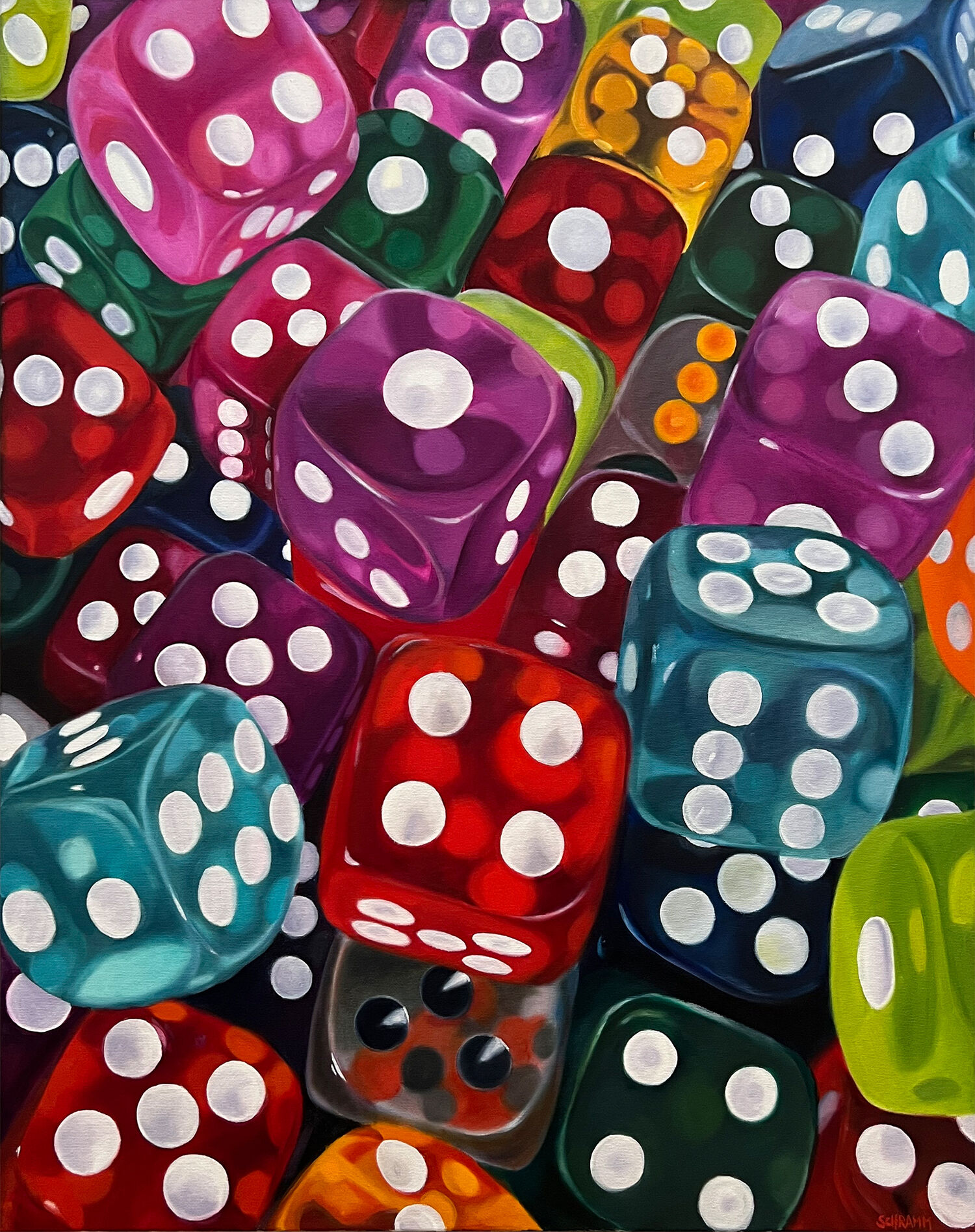 Picture "Cube (serial no. 230403)" (2023)
