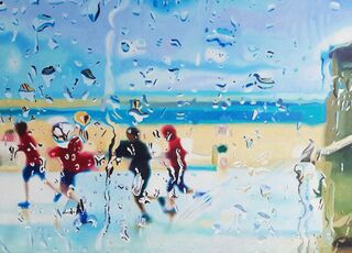 Bild "Rainy Beach I" (2021)