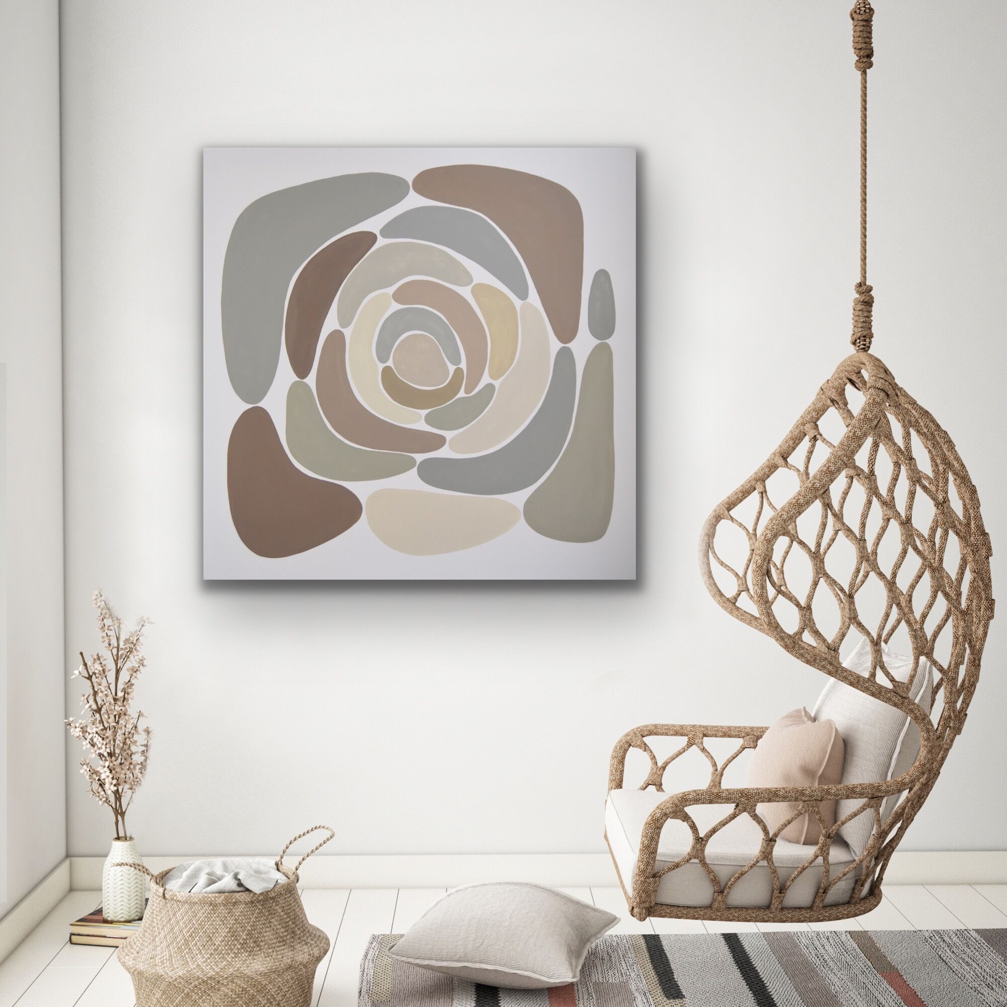 Bild "Neutral flower #2" (2021)