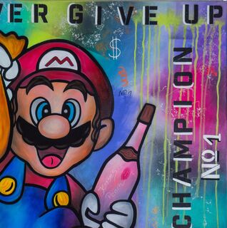 Bild "Super Mario  - Never give up" (2023)