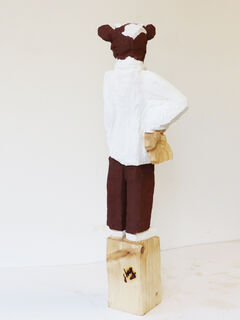 Sculpture "Human animal bull" (2022)
