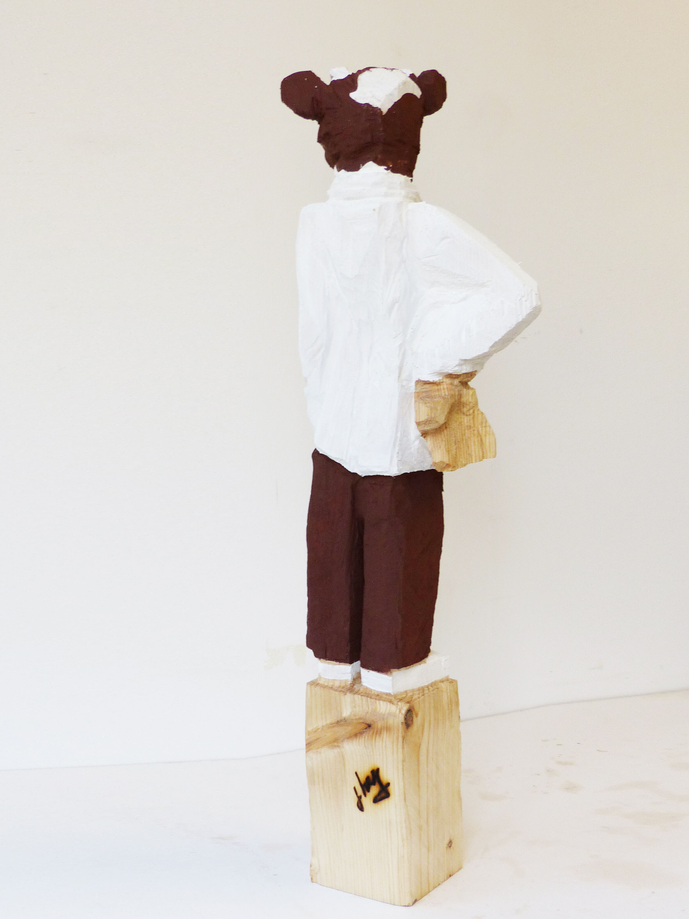 Sculpture "Human animal bull" (2022)