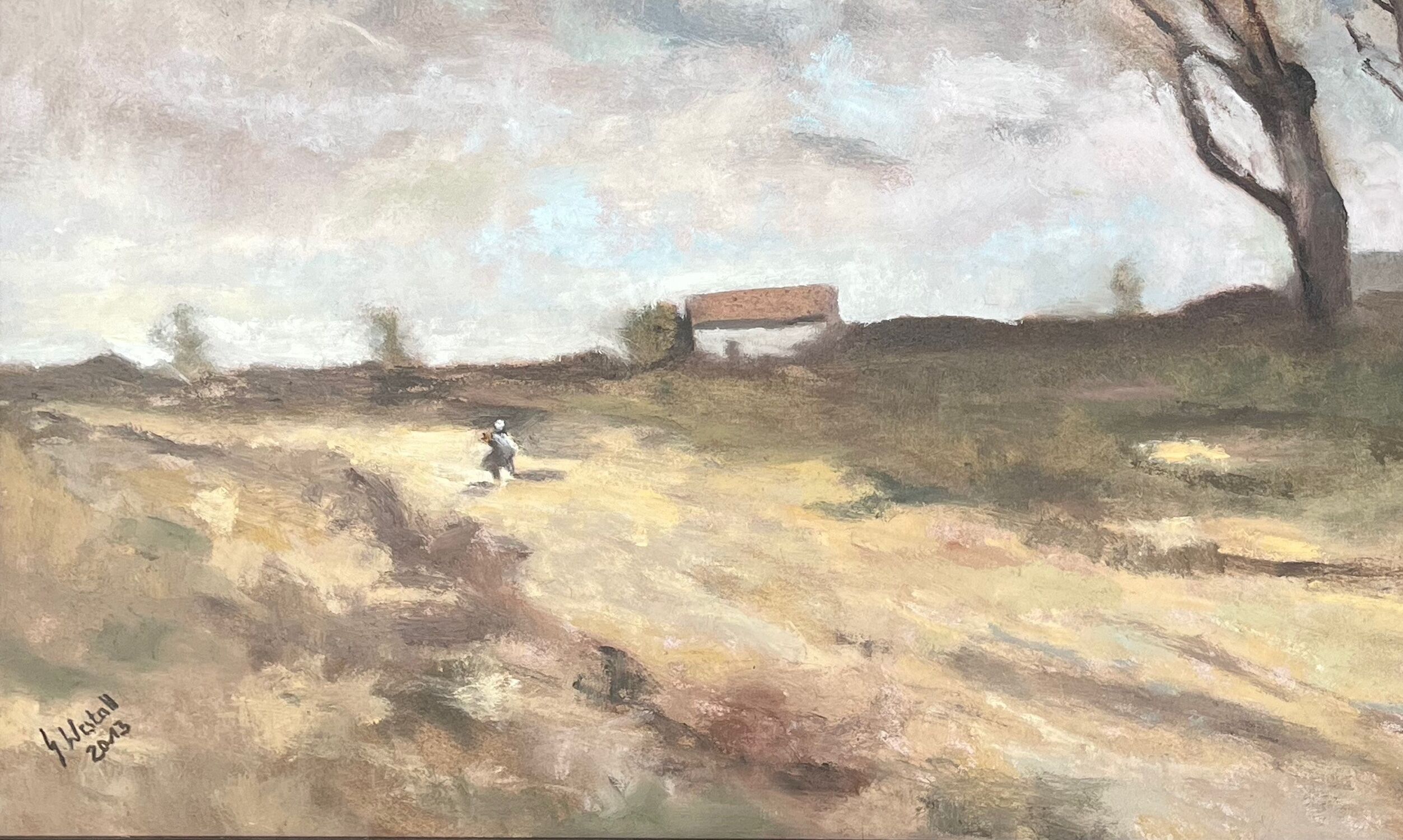 Picture "Le Coup de Vent" after Jean-Baptiste-Camille Corot." (2024)